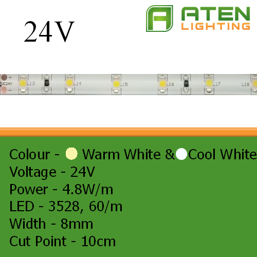 LED 24V 3528 4.8W/m