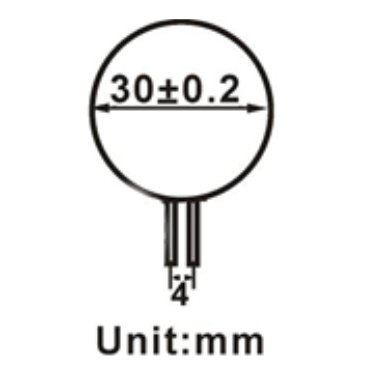 12 LED G4 Side Pin Dimensions