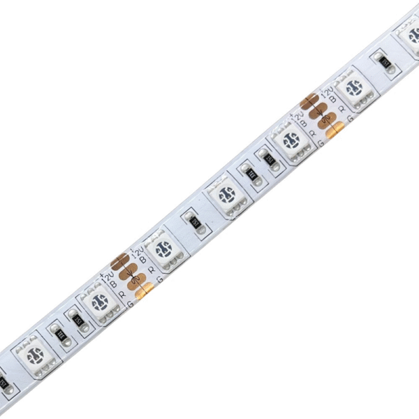 12V 14.4W/m RGB LED Flexible Strip, IP54