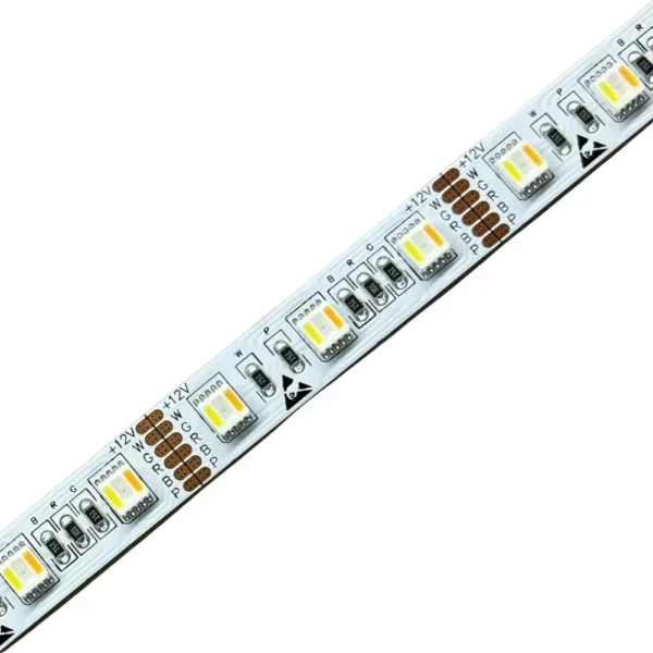 12V 24W/m RGBCW LED Flexible Strip, IP20