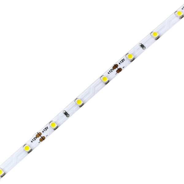 5mm LED Flexible Strip - 12V, 4.8W/m, 3528-LED, IP20