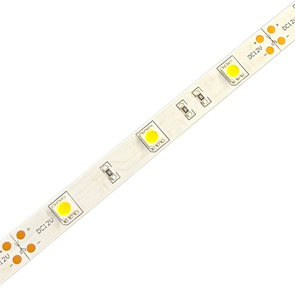 LED Flexible Strip - 12V, 7.2w/m, 5050-LED, IP20