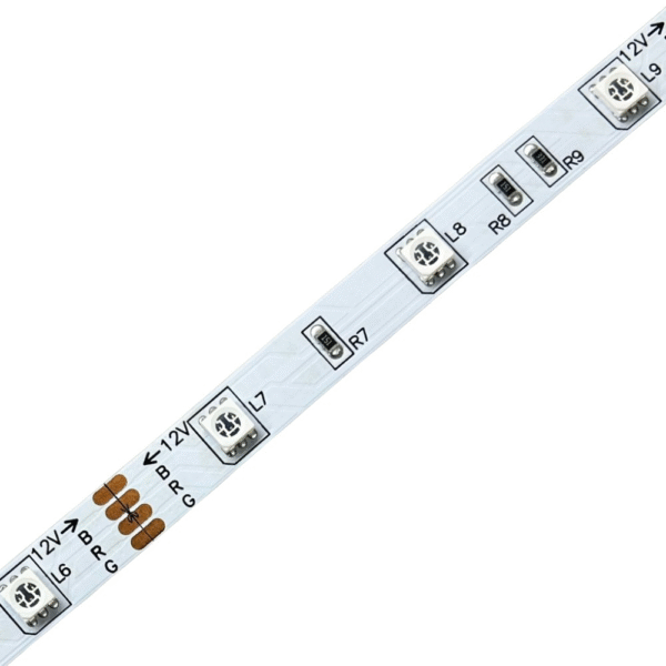 12V 7.2W/m RGB LED Flexible Strip, IP20