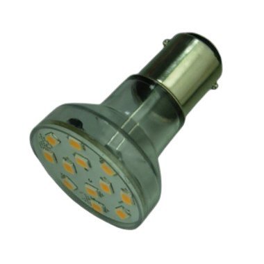 12 LED Ba15d Spotlight - Long Neck