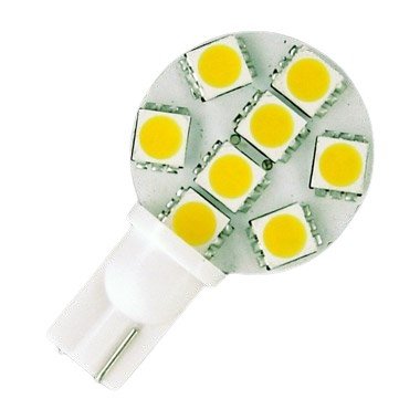 8 LED Side Pin T10 Wedge Base