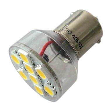 8 LED Ba15s Spotlight - Short Neck