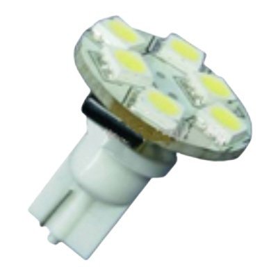 6 LED Back Pin T10 Wedge Base