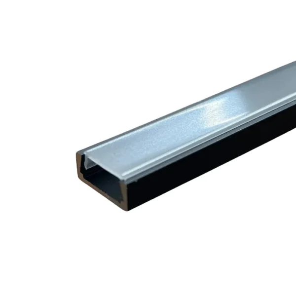 1m Black Slim Profile 15mm*6mm