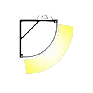 1m Aluminium Wide Corner Profile 30mm*30mm4