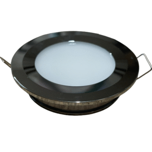 12V LED Chrome 86mm Downlight, Recess Mounted3