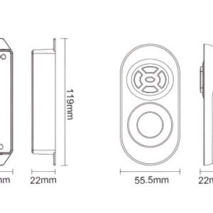 Mi Light 2.4G CCT Remote and Controller (FUT040)2