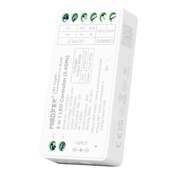 Mi-Light 2 in 1 LED CCT LED Controller (2.4GHz) (FUT035S+)