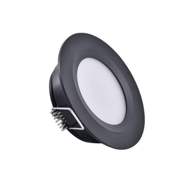 12V Black 70mm Colour Changing + Warm White LED 12V Black 70mm Colour Changing + Warm White LED