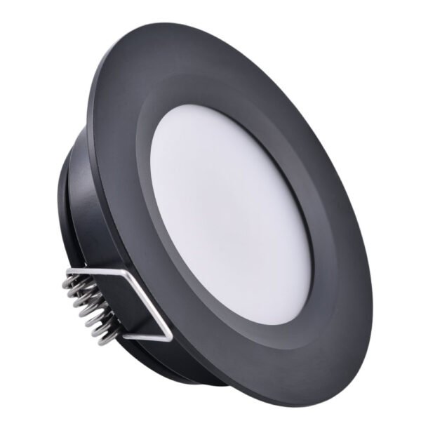 12V Black 86mm Colour Changing + Warm White LED