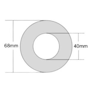 12V / 24V Chrome Recess Downlight 68mm2