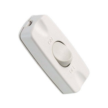 White 12V Inline Switch