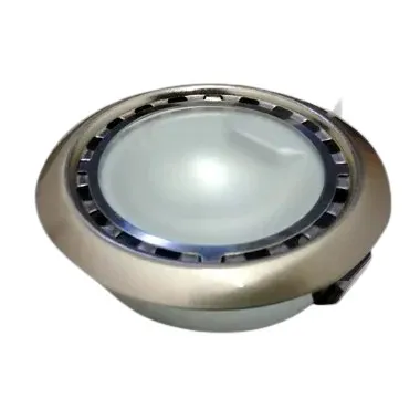 LED Nickel Flat Downlight, Recess Mounted