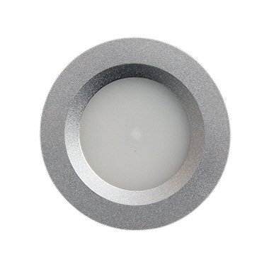 LED Silver Switched 'LED Touch' Downlight, Recess Mounted