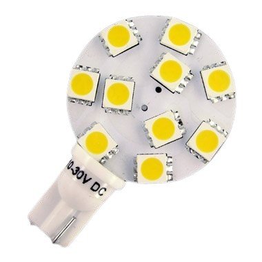 10 LED Side Pin T10 Wedge Base