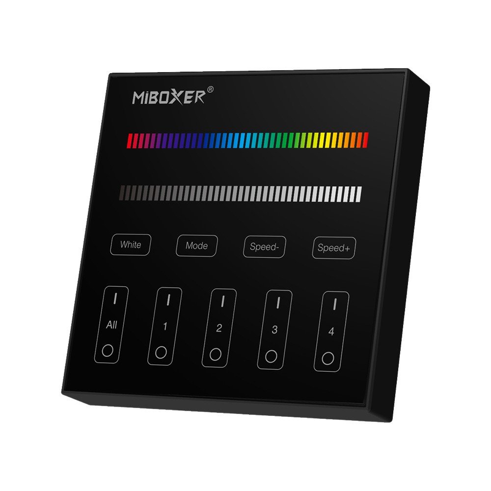 Mi Light 4-Zone RGBW Wall Remote (B3-B) UK - Aten Lighting