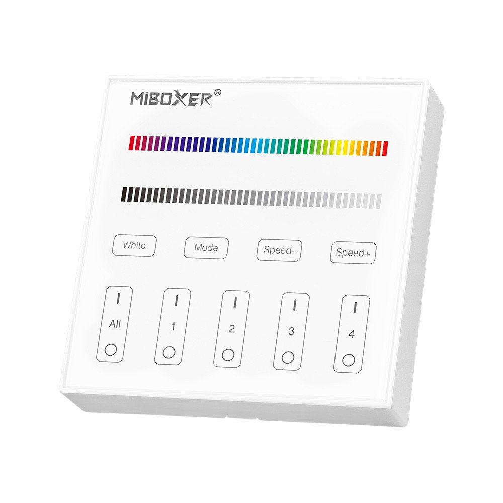 Mi Light 4-Zone RGBW Wall Remote (B3) UK - Aten Lighting