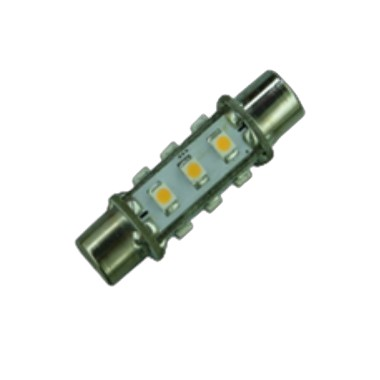 12 LED 43mm Barrel End Lamp Festoon