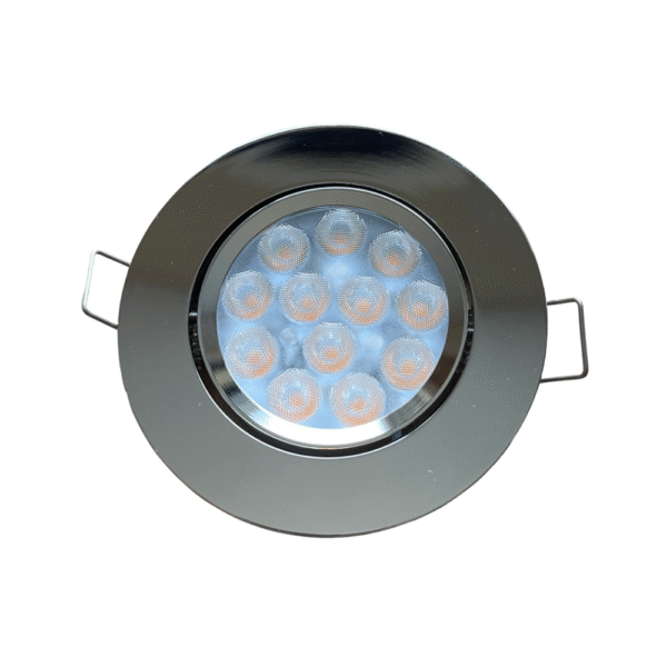 12V LED Chrome Tilting Downlight, 78mm