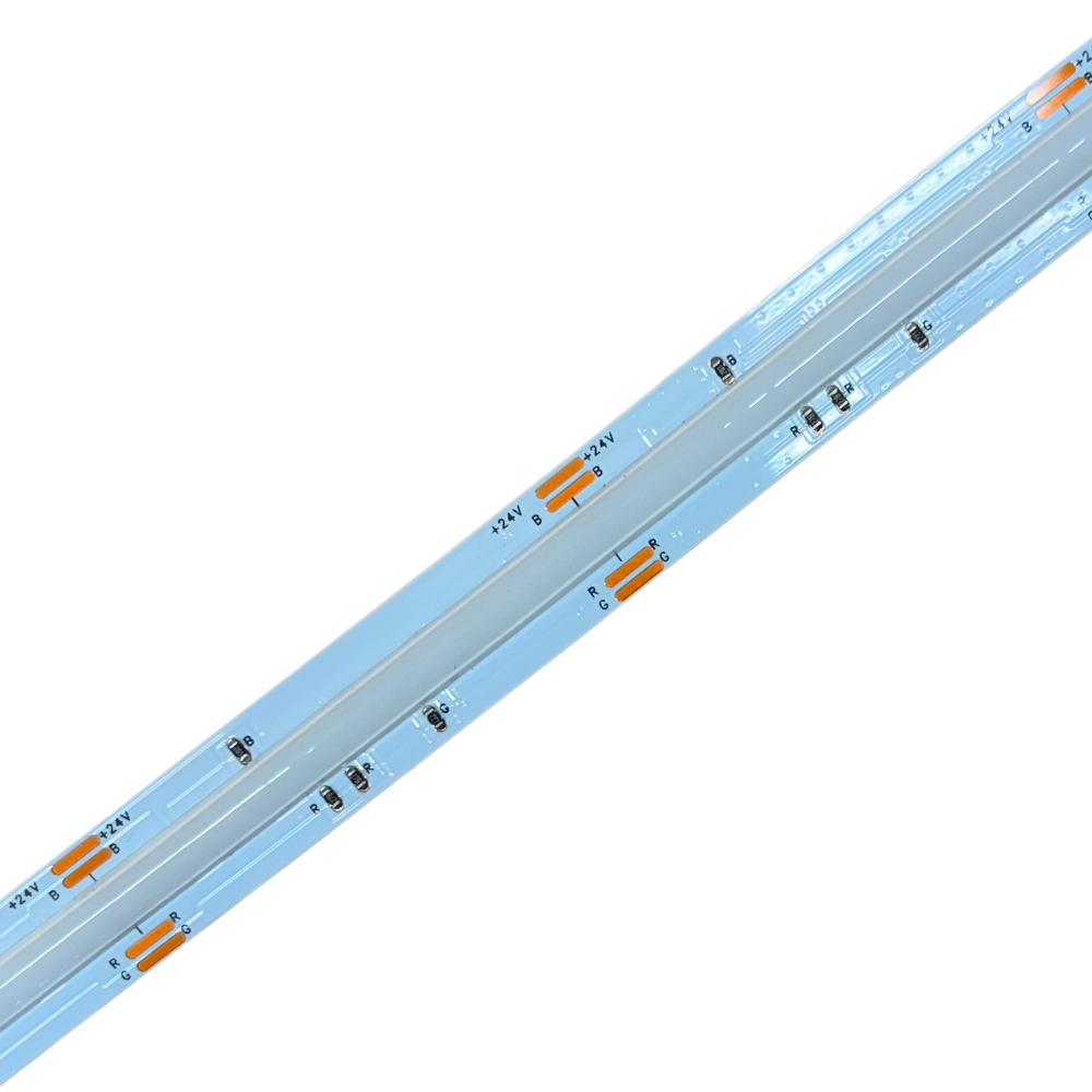 24V RGB COB LED Strip Light – 14W/m Flexible Tape, IP20 Indoor Lighting ...