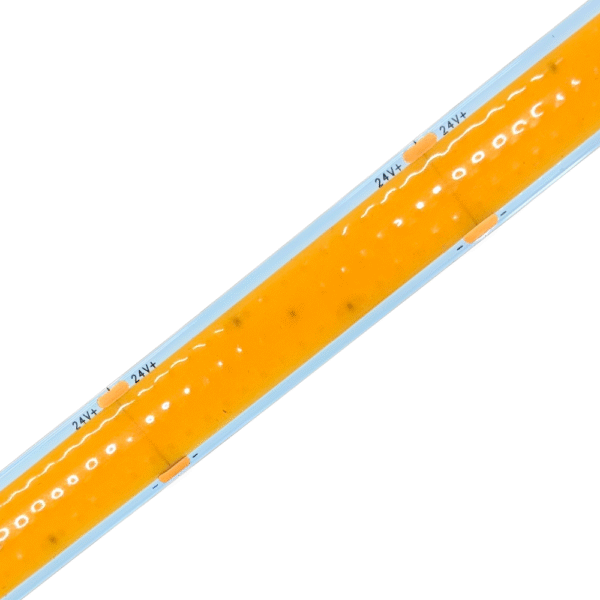 24V COB Dot Free 15mm Wide LED Flexible Strip, 25W/m - 2,500 lumens/m
