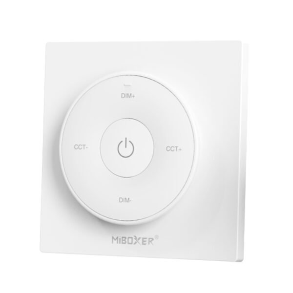 Mi-Light K2 Mini Magnetic Wall Remote & Handheld Dimmer – 2.4GHz Single Colour LED Controller, White